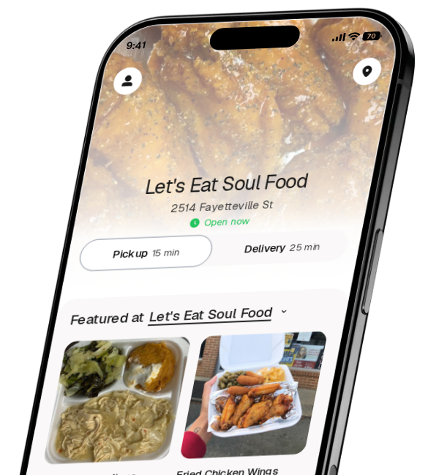 Let's Eat Soul Food app preview
