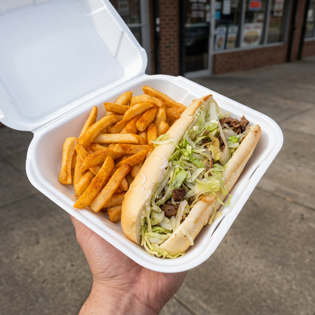 6" Philly Cheese Steak.