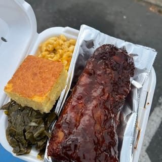 1/2 Rack of BBQ Ribs w/ 1 Side